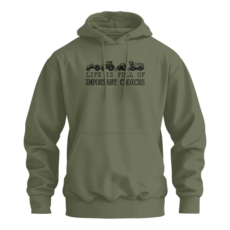 Life Is Full Of Important Choices 14 - Unisex Heavy Blend™ Hooded Sweatshirt