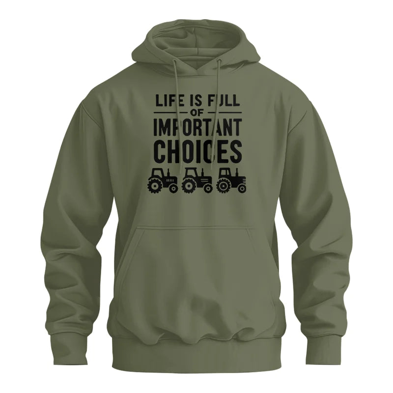 Image of Life Is Full Of Important Choices 27 - Unisex Heavy Blend™ Hooded Sweatshirt