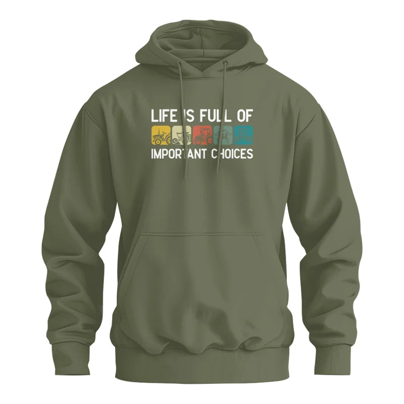 Image of Life Is Full Of Important Choices 40 - Unisex Heavy Blend™ Hooded Sweatshirt