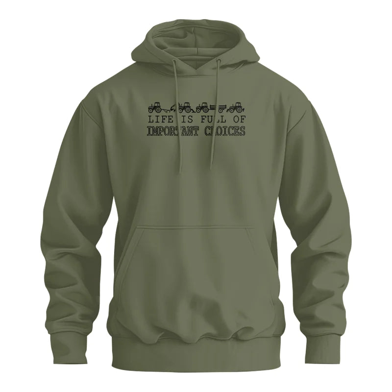 Life Is Full Of Important Choices 8 - Unisex Heavy Blend™ Hooded Sweatshirt