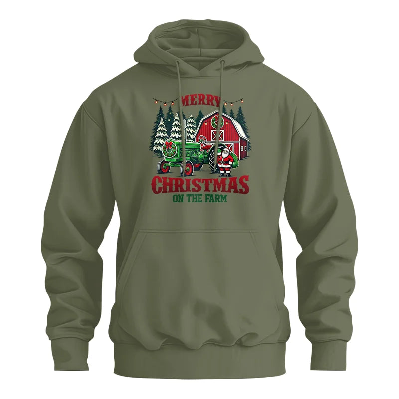 Merry Christmas On The Farm 3 - Unisex Heavy Blend™ Hooded Sweatshirt