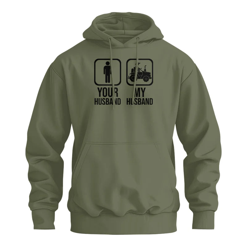 My Husband Is Cooler Than Yours Funny Farm Tractor 2 - Unisex Heavy Blend™ Hooded Sweatshirt