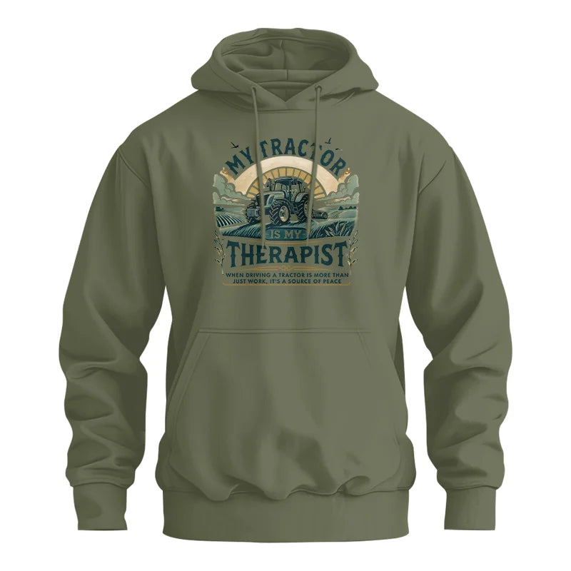 Image of My Tractor Is My Therapist - Unisex Heavy Blend™ Hooded Sweatshirt