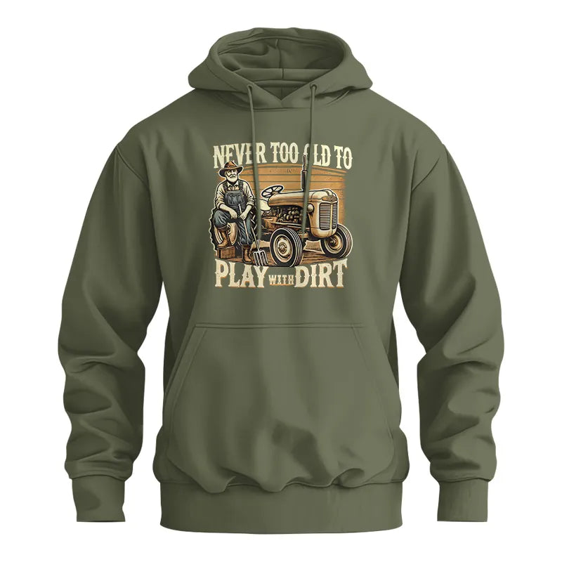 Image of Never Too Old To Play With Dirt - Unisex Heavy Blend™ Hooded Sweatshirt