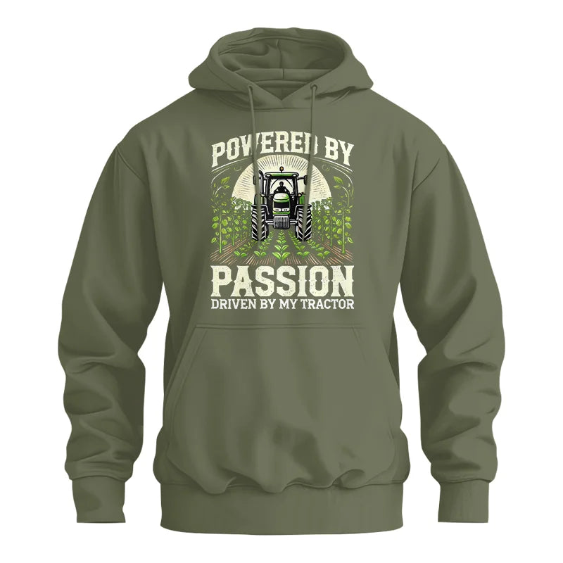 Powered By Passion Driven By My Tractor 3 - Unisex Heavy Blend™ Hooded Sweatshirt