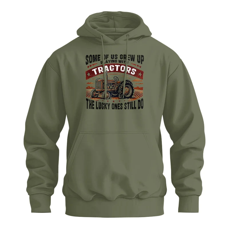 Some Of Us Grew Up Playing With Tractors 2 - Unisex Heavy Blend™ Hooded Sweatshirt