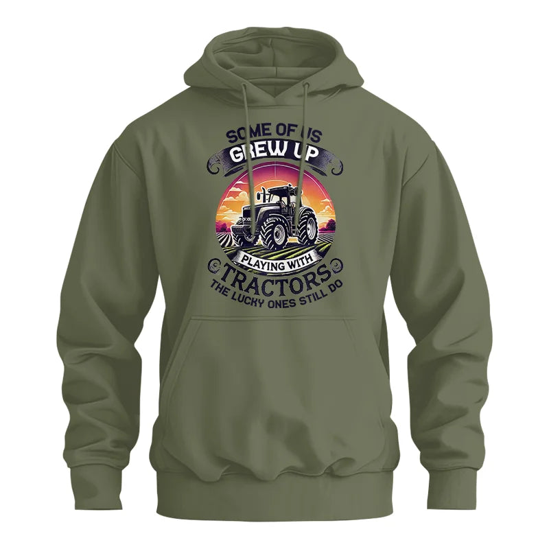 Some Of Us Grew Up Playing With Tractors 4 - Unisex Heavy Blend™ Hooded Sweatshirt