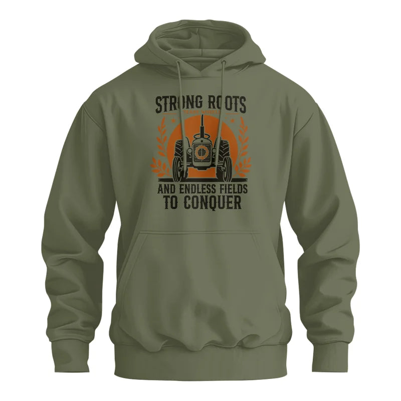 Thanksgiving Farmer Endless Fields To Conquer 4 - Unisex Heavy Blend™ Hooded Sweatshirt