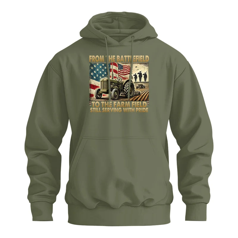 Image of Veteran Farmer From The Battlefield To The Farm Field 1 - Unisex Heavy Blend™ Hooded Sweatshirt