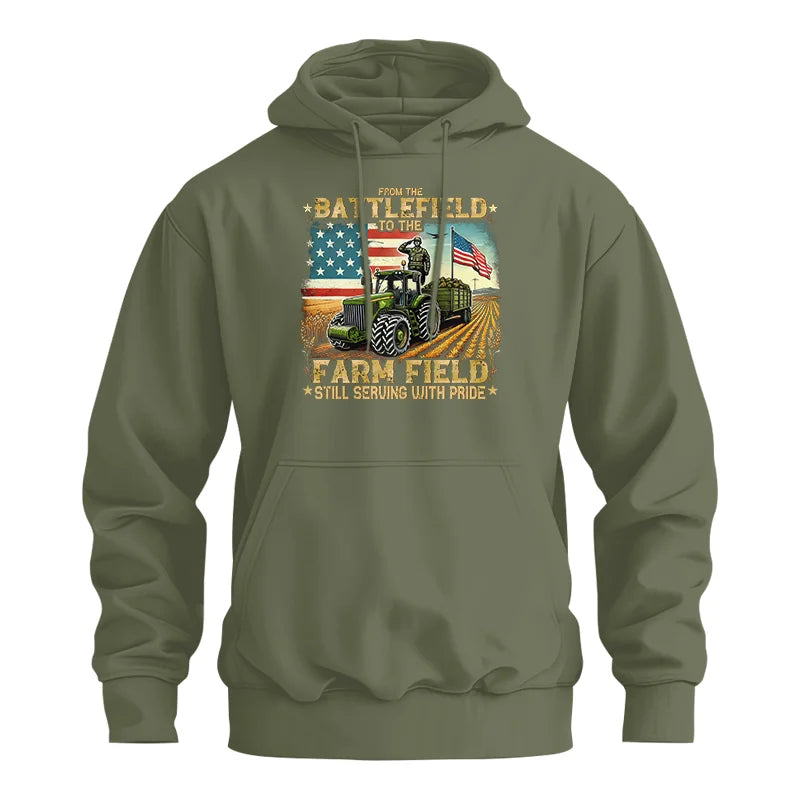 Image of Veteran Farmer From The Battlefield To The Farm Field 2 - Unisex Heavy Blend™ Hooded Sweatshirt