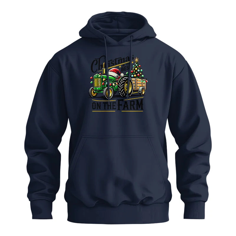 Image of Christmas Is The Best On The Farm 3 - Unisex Heavy Blend™ Hooded Sweatshirt