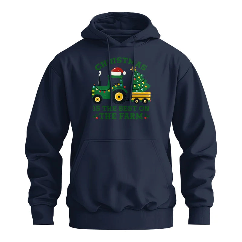 Christmas Is The Best On The Farm - Unisex Heavy Blend™ Hooded Sweatshirt