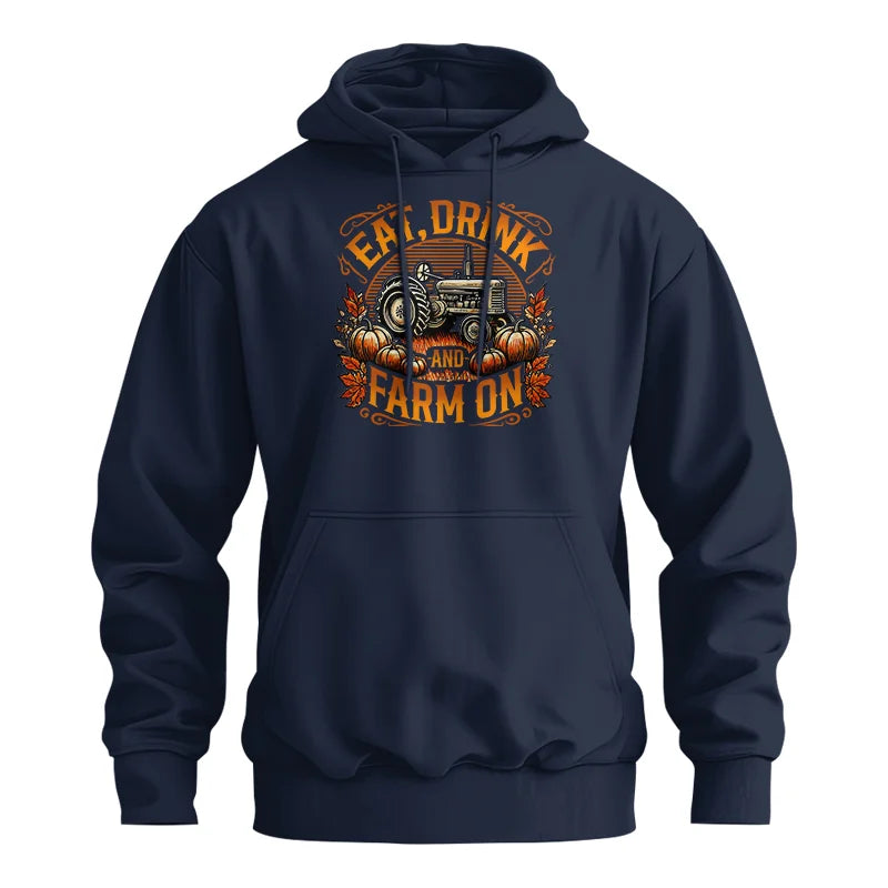 Image of Eat Drink and Farm On 2 - Unisex Heavy Blend™ Hooded Sweatshirt