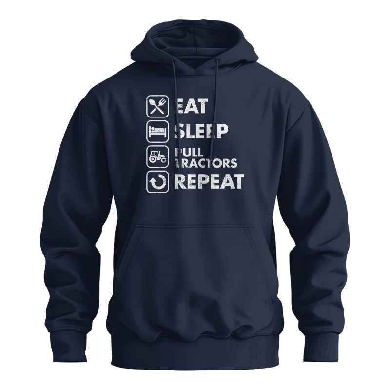 Eat Sleep Pull Tractors Repeat - Unisex Heavy Blend™ Hooded Sweatshirt