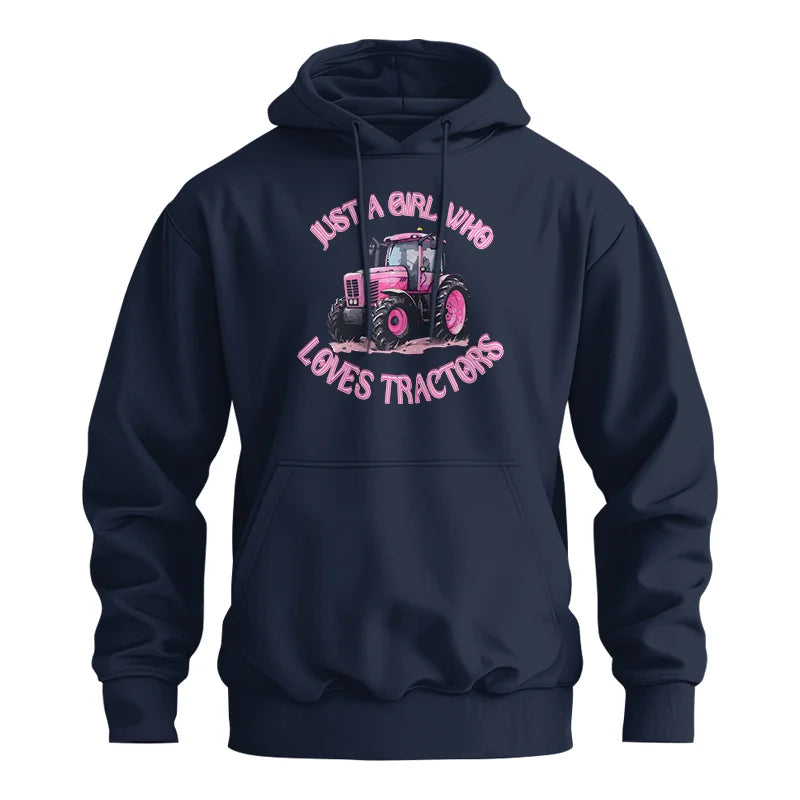 Just A Girl Who Loves Tractors 1 - Unisex Heavy Blend™ Hooded Sweatshirt