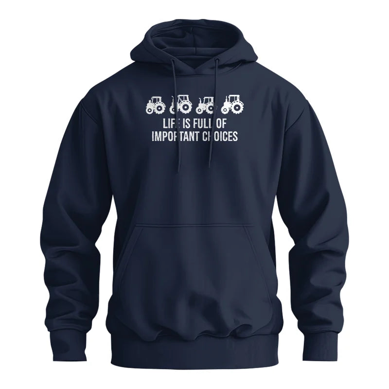 Image of Life Is Full Of Important Choices 18 - Unisex Heavy Blend™ Hooded Sweatshirt