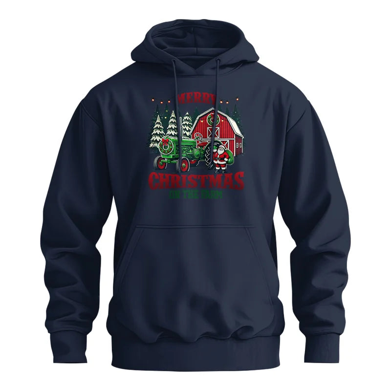 Image of Merry Christmas On The Farm 3 - Unisex Heavy Blend™ Hooded Sweatshirt