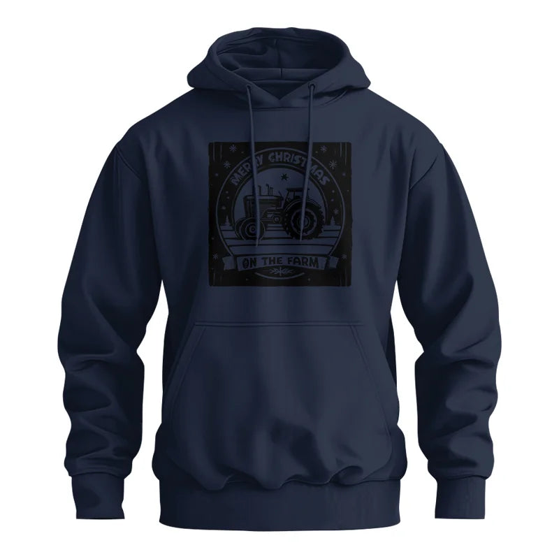 Merry Chritmas On The Farm 5 - Unisex Heavy Blend™ Hooded Sweatshirt