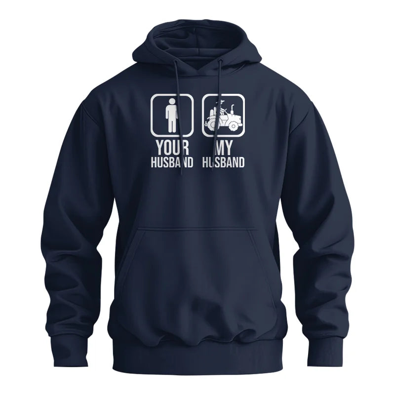 My Husband Is Cooler Than Yours Funny Farm Tractor 1 - Unisex Heavy Blend™ Hooded Sweatshirt