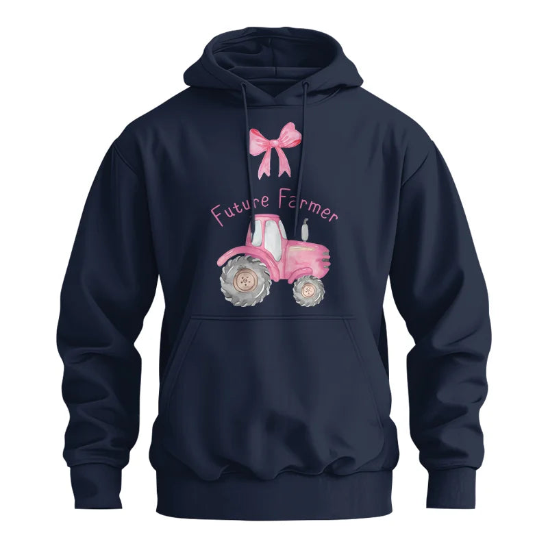 Image of Pink Tractor For Future Farmer - Unisex Heavy Blend™ Hooded Sweatshirt