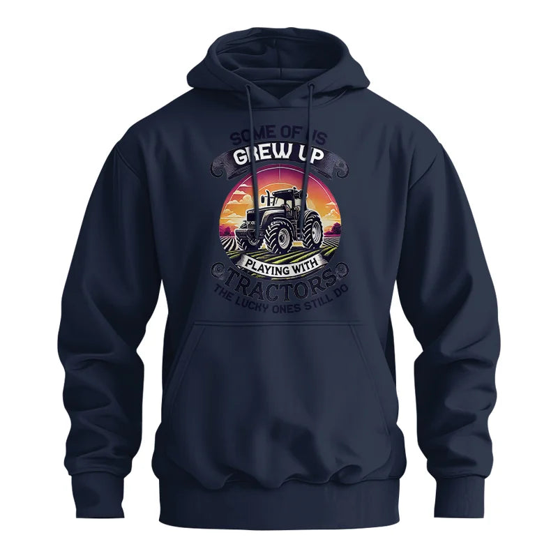 Some Of Us Grew Up Playing With Tractors 4 - Unisex Heavy Blend™ Hooded Sweatshirt