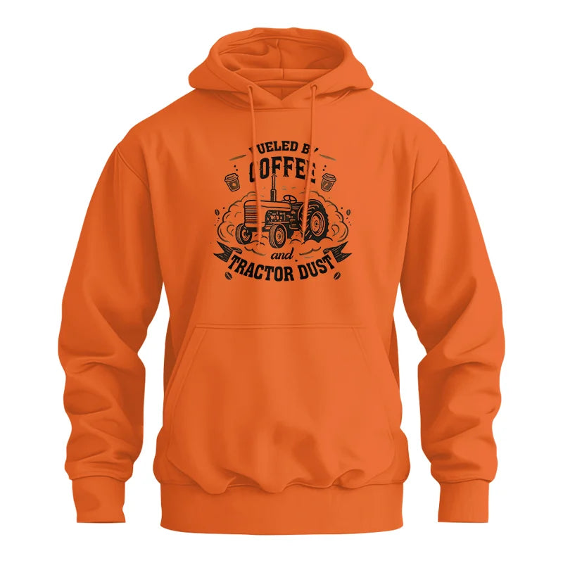 Fueled By Coffee And Tractor Dust - Unisex Heavy Blend™ Hooded Sweatshirt