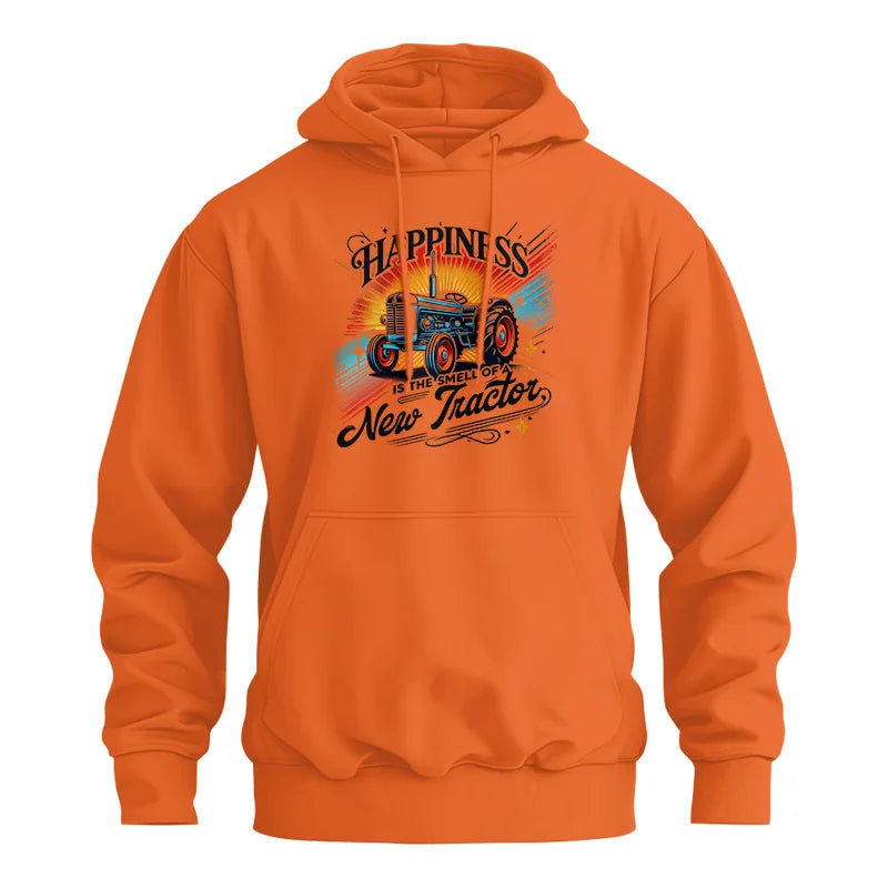 Happiness Is The Smell Of A New Tractor - Unisex Heavy Blend™ Hooded Sweatshirt