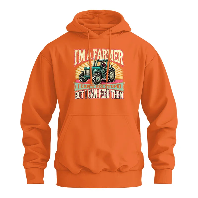 Image of I'm A Farmer_Fix Stupid_Feed Them - Unisex Heavy Blend™ Hooded Sweatshirt