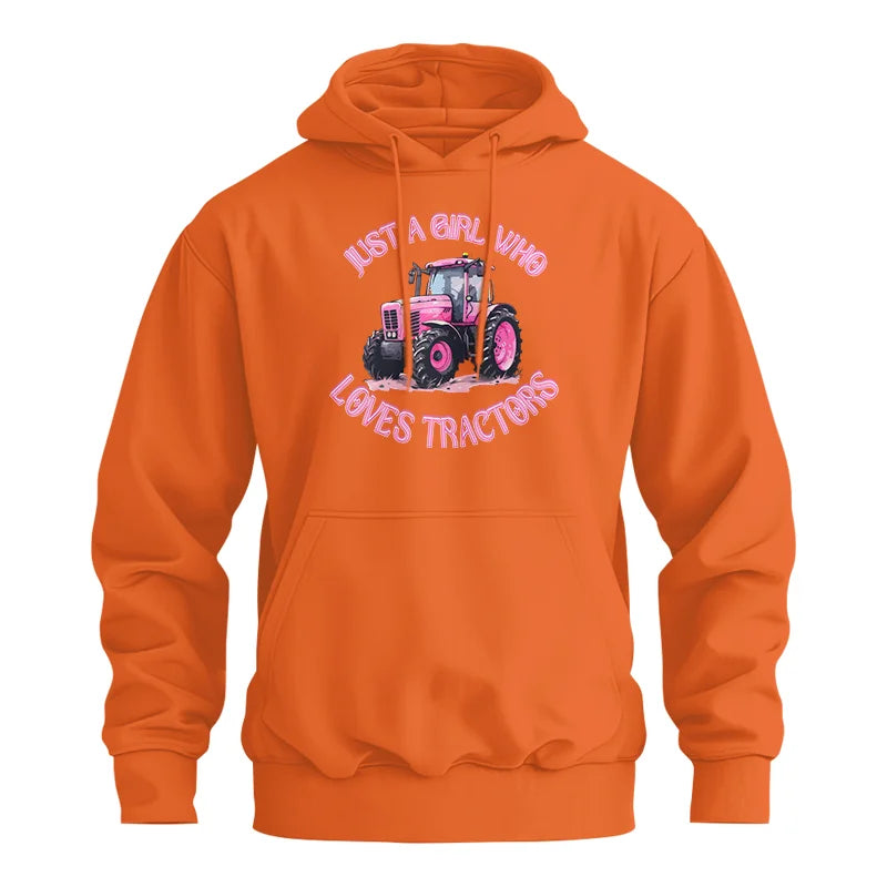 Image of Just A Girl Who Loves Tractors 1 - Unisex Heavy Blend™ Hooded Sweatshirt