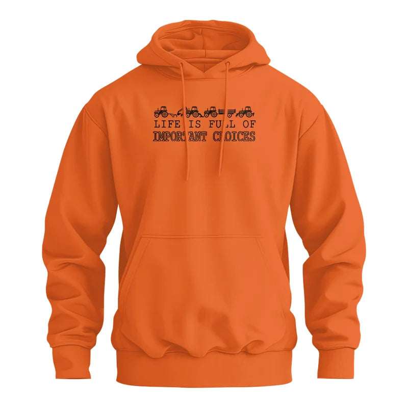 Image of Life Is Full Of Important Choices 8 - Unisex Heavy Blend™ Hooded Sweatshirt