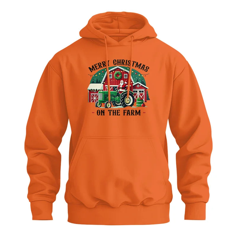 Merry Christmas On The Farm 1 - Unisex Heavy Blend™ Hooded Sweatshirt