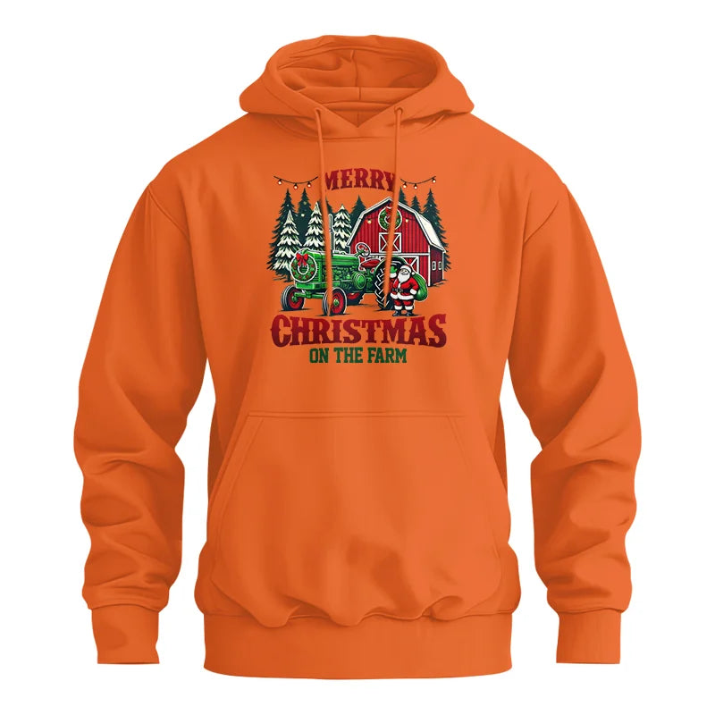 Merry Christmas On The Farm 3 - Unisex Heavy Blend™ Hooded Sweatshirt