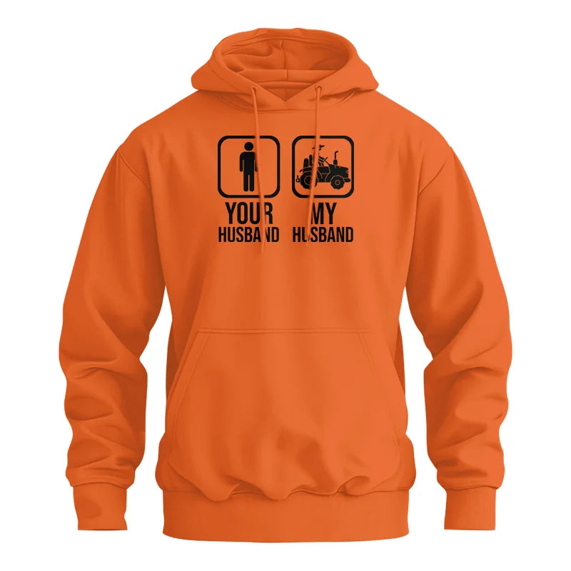 My Husband Is Cooler Than Yours Funny Farm Tractor 2 - Unisex Heavy Blend™ Hooded Sweatshirt