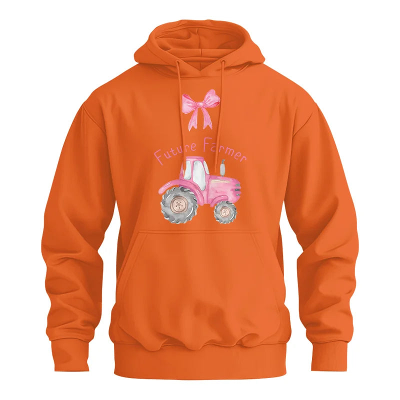 Pink Tractor For Future Farmer - Unisex Heavy Blend™ Hooded Sweatshirt