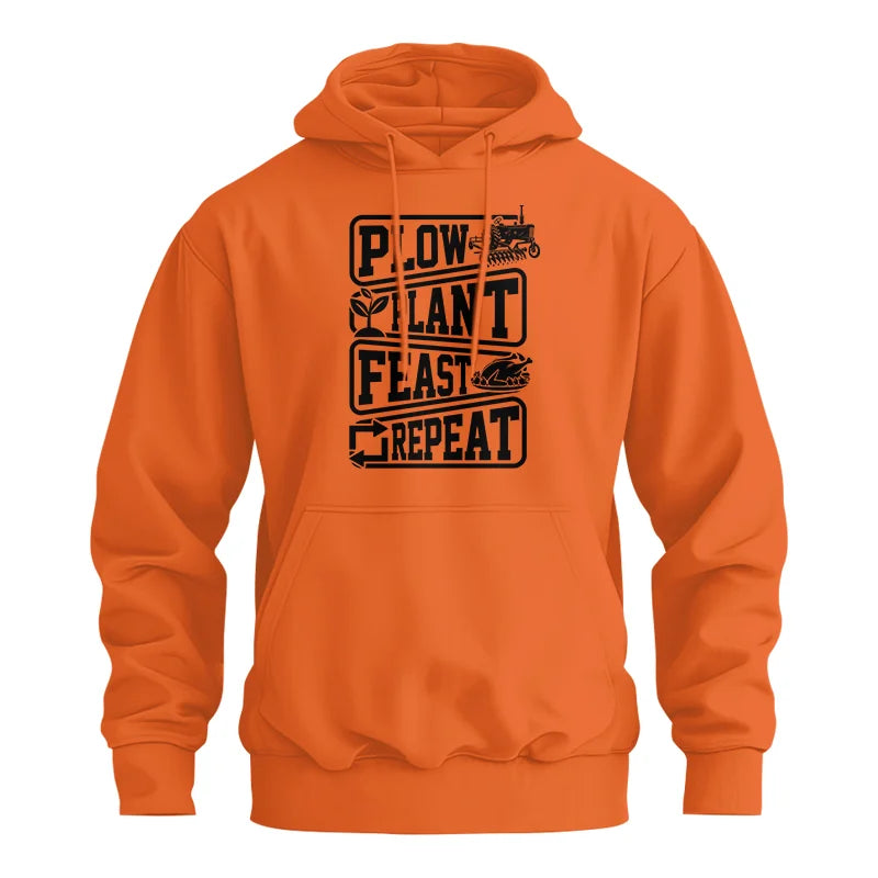 Plow Plant Feast Repeat 1 - Unisex Heavy Blend™ Hooded Sweatshirt