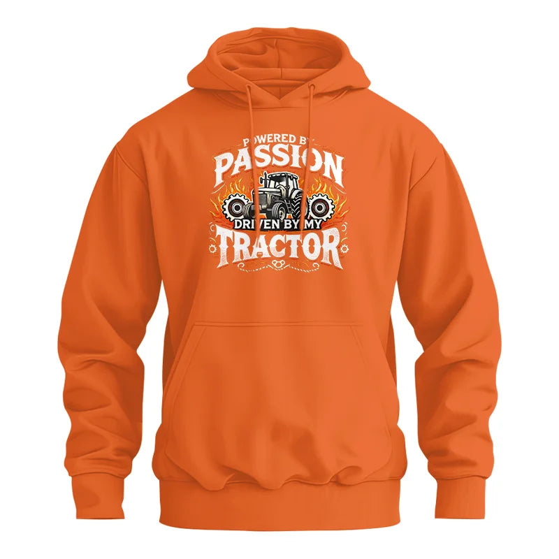 Image of Powered By Passion Driven By My Tractor 1 - Unisex Heavy Blend™ Hooded Sweatshirt