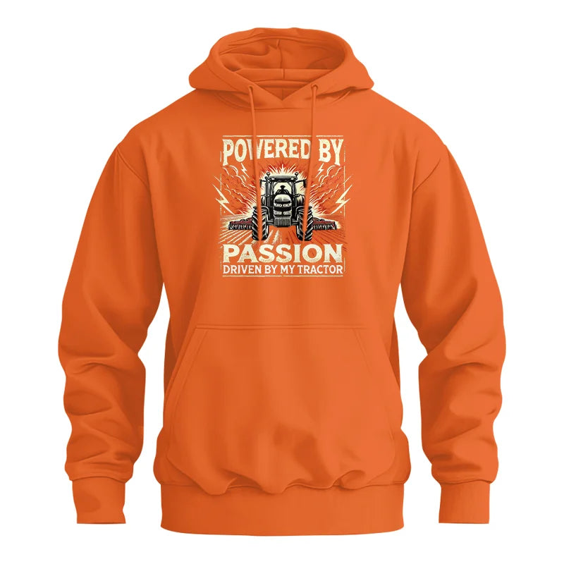 Image of Powered By Passion Driven By My Tractor 4 - Unisex Heavy Blend™ Hooded Sweatshirt