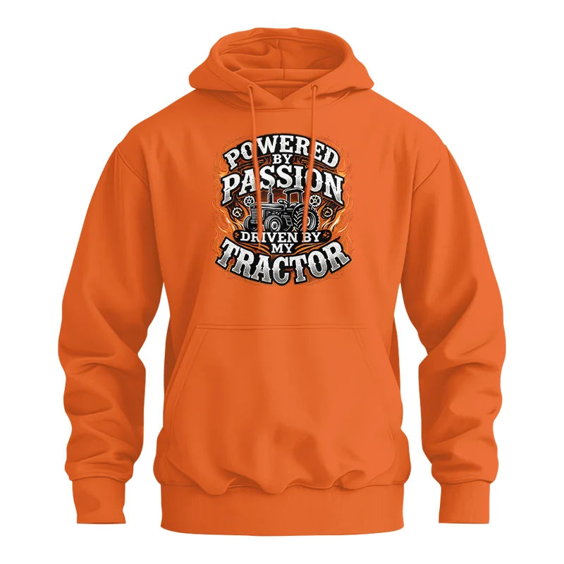 Powered By Passion Driven By My Tractor 5 - Unisex Heavy Blend™ Hooded Sweatshirt