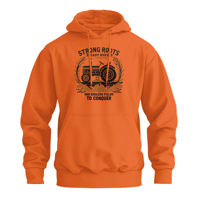 Image of Thanksgiving Farmer Endless Fields To Conquer 3 - Unisex Heavy Blend™ Hooded Sweatshirt