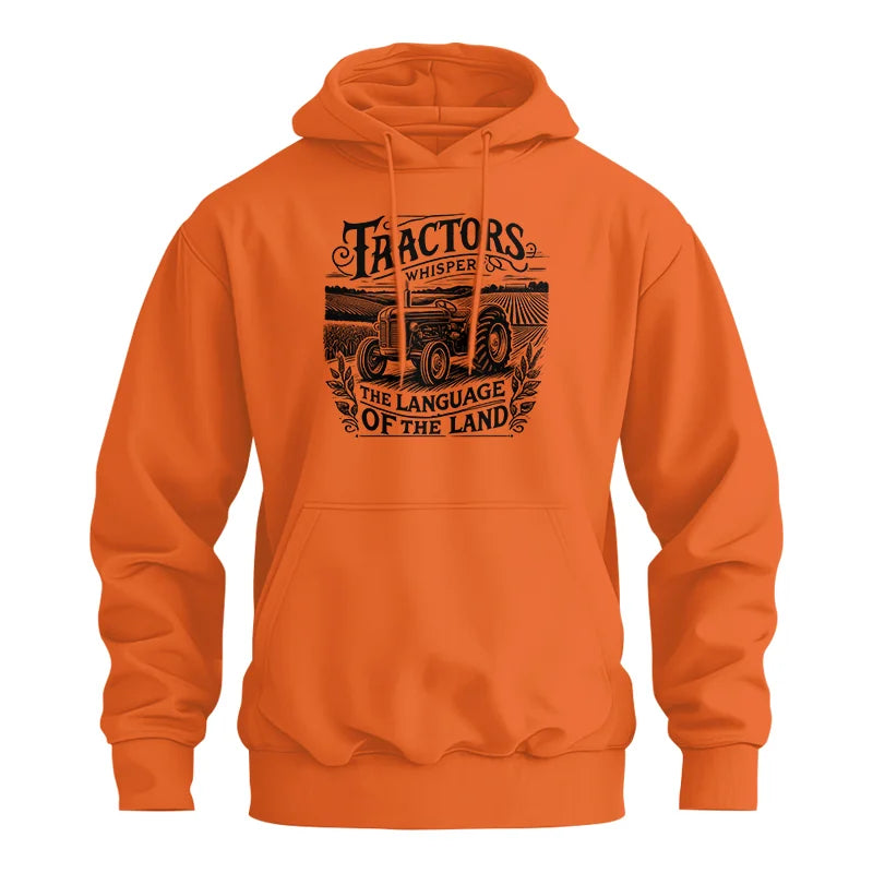 Tractors Whisper The Language Of The Land 1 - Unisex Heavy Blend™ Hooded Sweatshirt