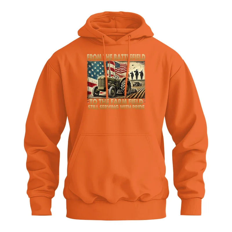 Veteran Farmer From The Battlefield To The Farm Field 1 - Unisex Heavy Blend™ Hooded Sweatshirt