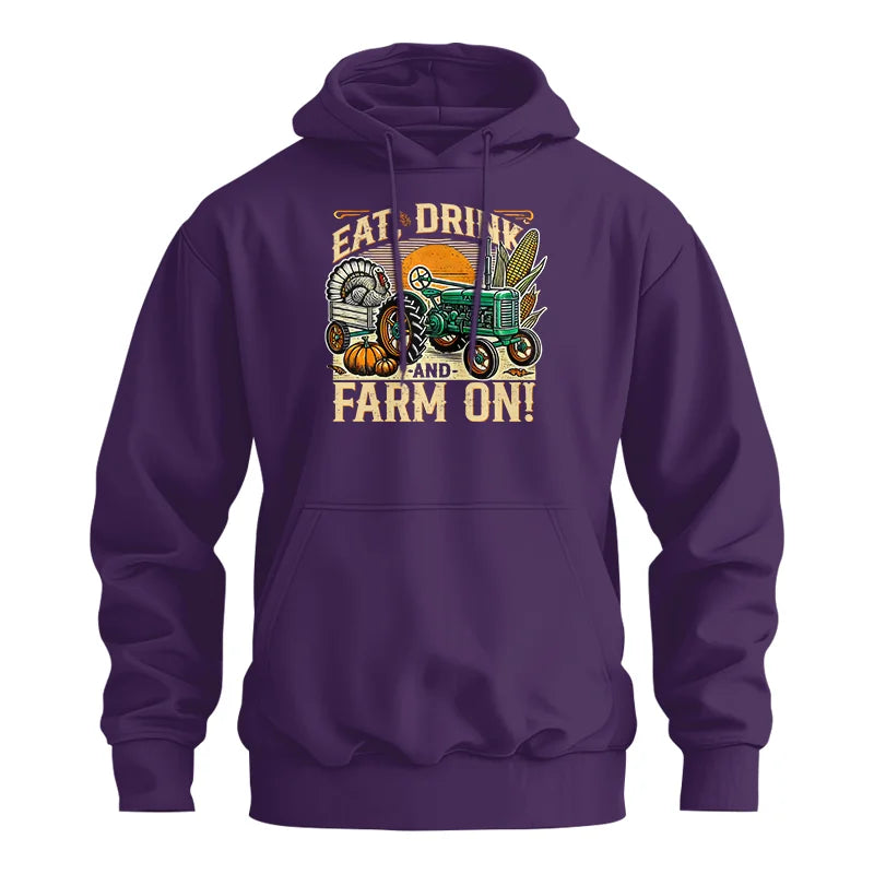 Eat Drink and Farm On - Unisex Heavy Blend™ Hooded Sweatshirt