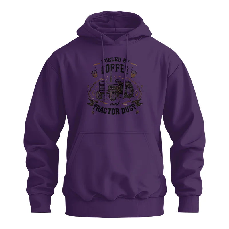 Image of Fueled By Coffee And Tractor Dust - Unisex Heavy Blend™ Hooded Sweatshirt