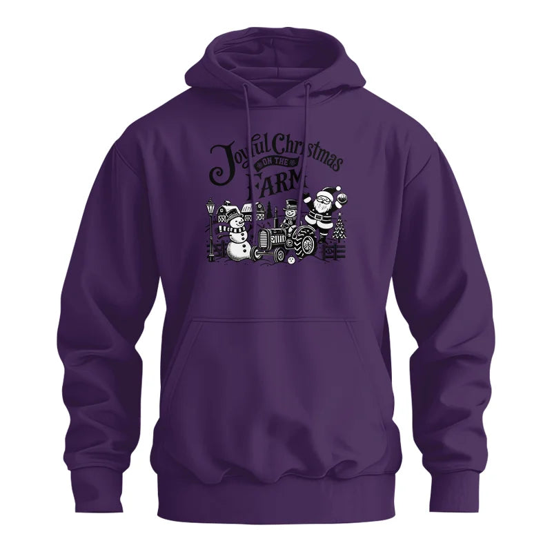 Image of Joyful Christmas On The Farm 1 - Unisex Heavy Blend™ Hooded Sweatshirt