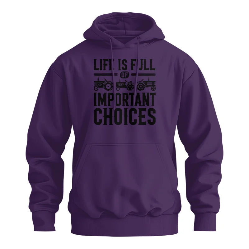 Image of Life Is Full Of Important Choices 26 - Unisex Heavy Blend™ Hooded Sweatshirt