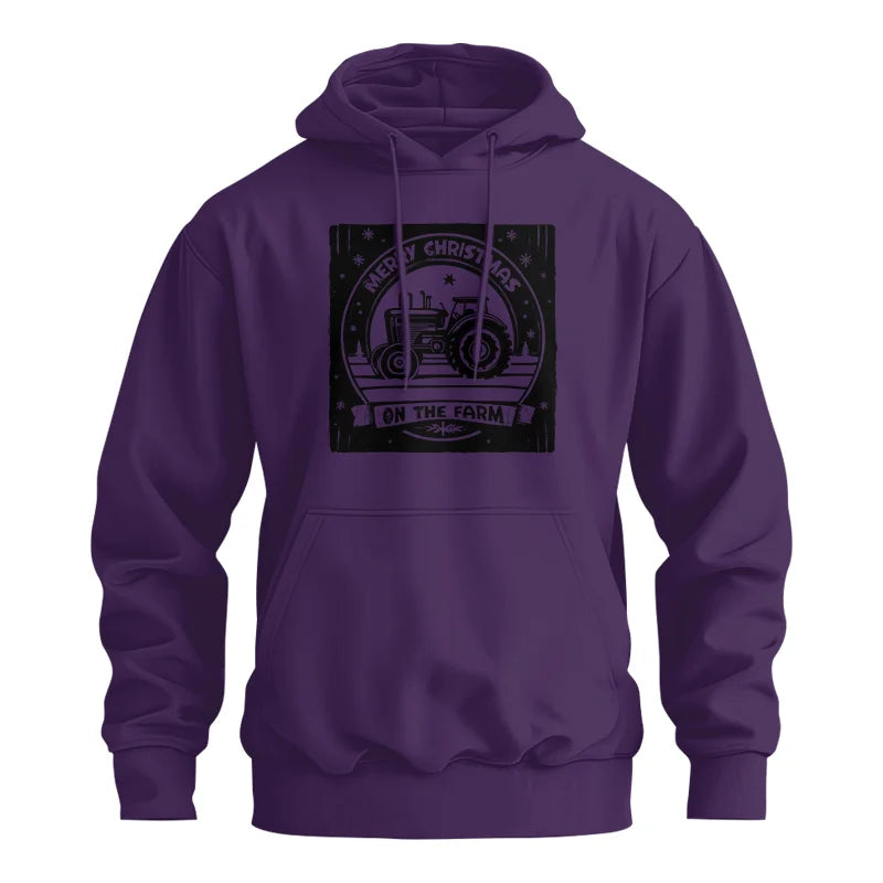 Image of Merry Chritmas On The Farm 5 - Unisex Heavy Blend™ Hooded Sweatshirt