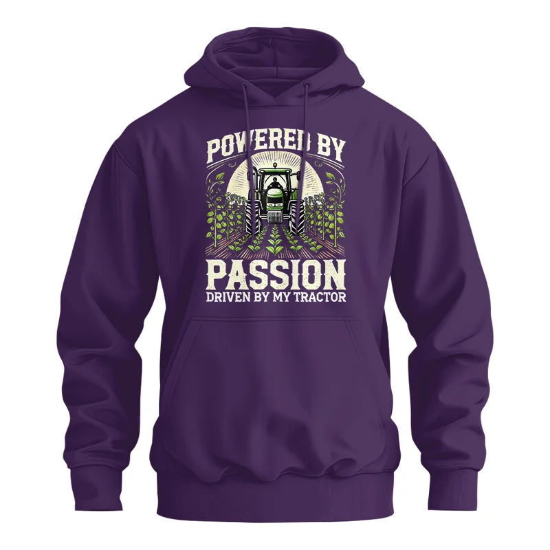 Powered By Passion Driven By My Tractor 3 - Unisex Heavy Blend™ Hooded Sweatshirt