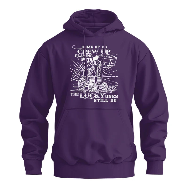 Image of Some Of Us Grew Up Playing With Tractors 1 - Unisex Heavy Blend™ Hooded Sweatshirt