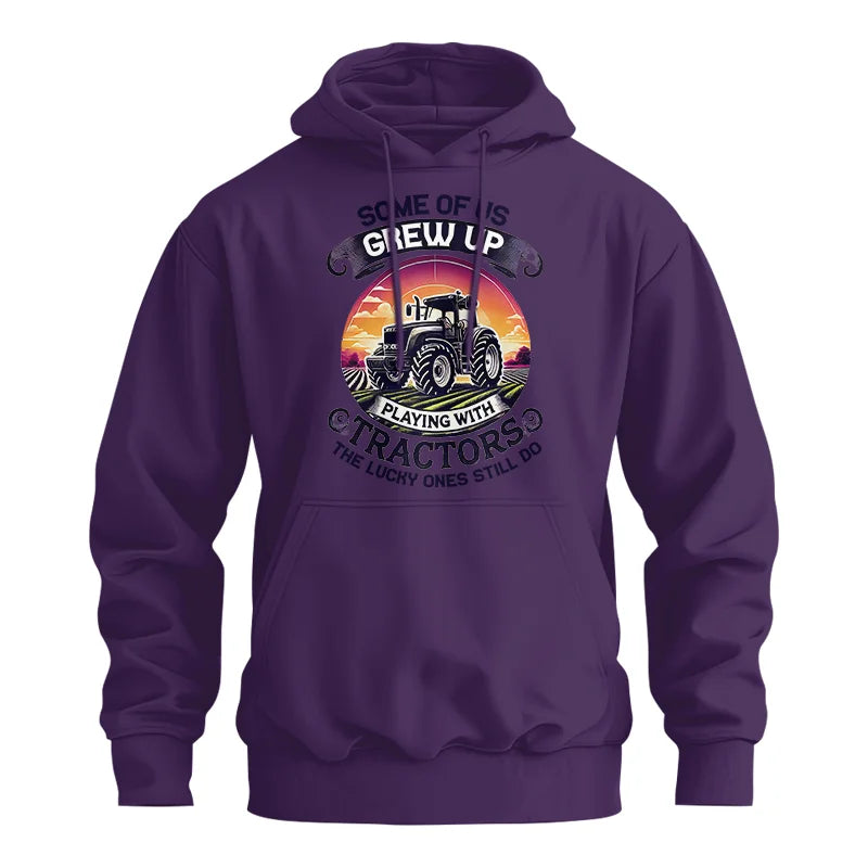 Some Of Us Grew Up Playing With Tractors 4 - Unisex Heavy Blend™ Hooded Sweatshirt