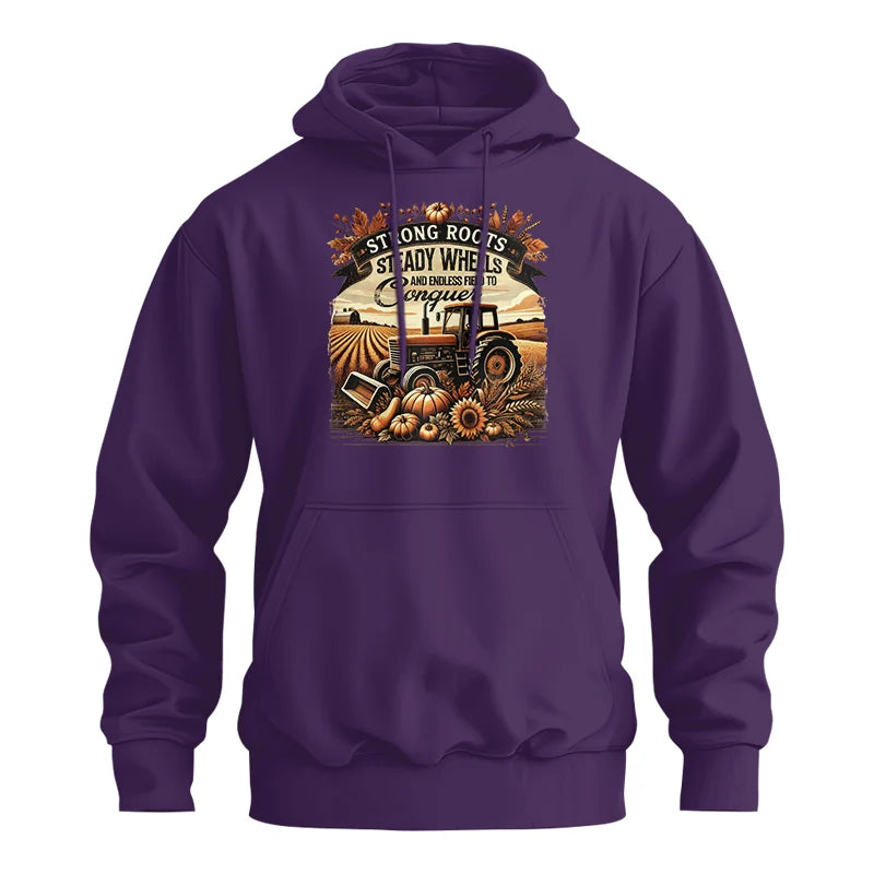 Image of Thanksgiving Farmer Endless Fields To Conquer 2 - Unisex Heavy Blend™ Hooded Sweatshirt